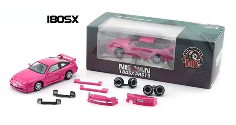 

New BMC 1:64 Silvia 180SX Diecast Alloy Toy Cars By BM Creations Simulation Model For Collection gift