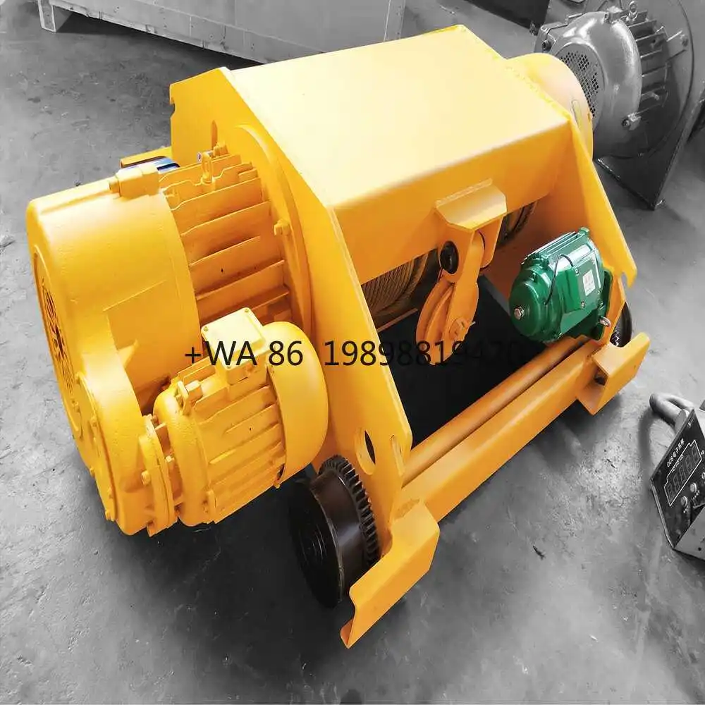 Trolley Crane Wire Rope Electric Hoist for Lifting Crane European Standard 1- 32 Ton