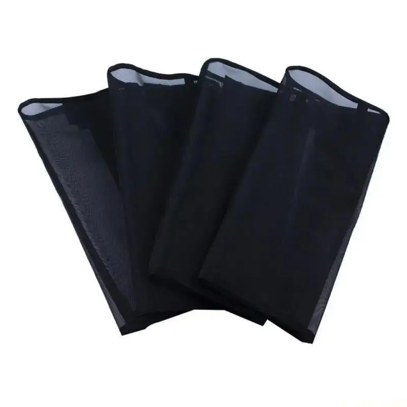 M5TC 4Pcs Fine Mesh Loose Horse Boot Mesh Horse Fly Leggings Breathable Protective Cover Horse Equestrian Accessories