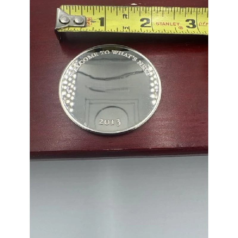

2013 50th Anniversary Commemorative Coin - "Welcome to What’s Next" Polished Silver-Tone Collectible