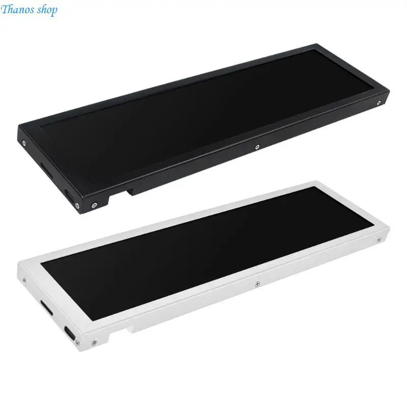 

8.8Inch IPS LCD 1920x480 Computer Monitor Chassis Sub-Screen Aluminum Case X37A