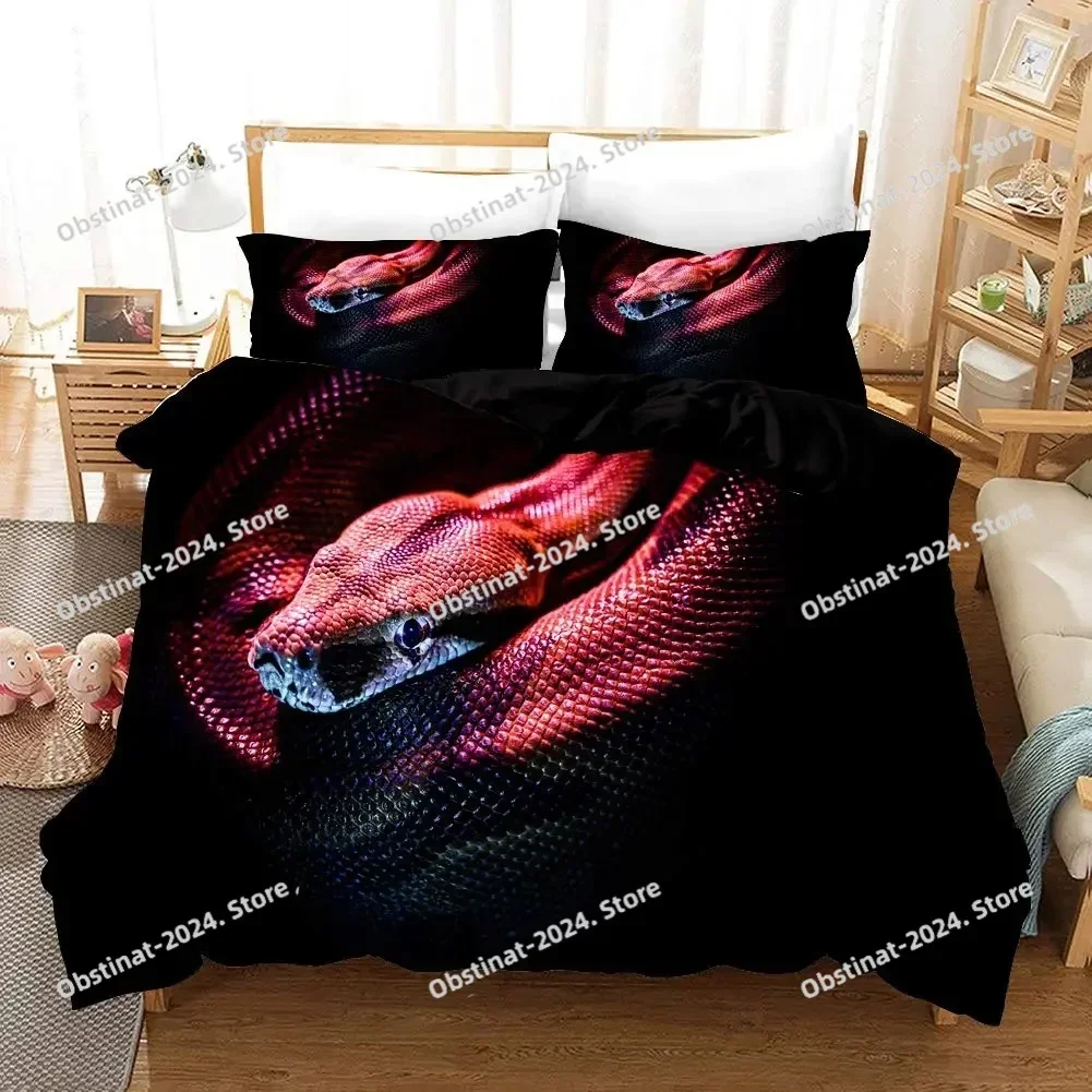 Snake Bedding Set Duvet Cover Set 3d Bedding Digital Printing Bed Linen Queen Size Bedding Set Fashion Design