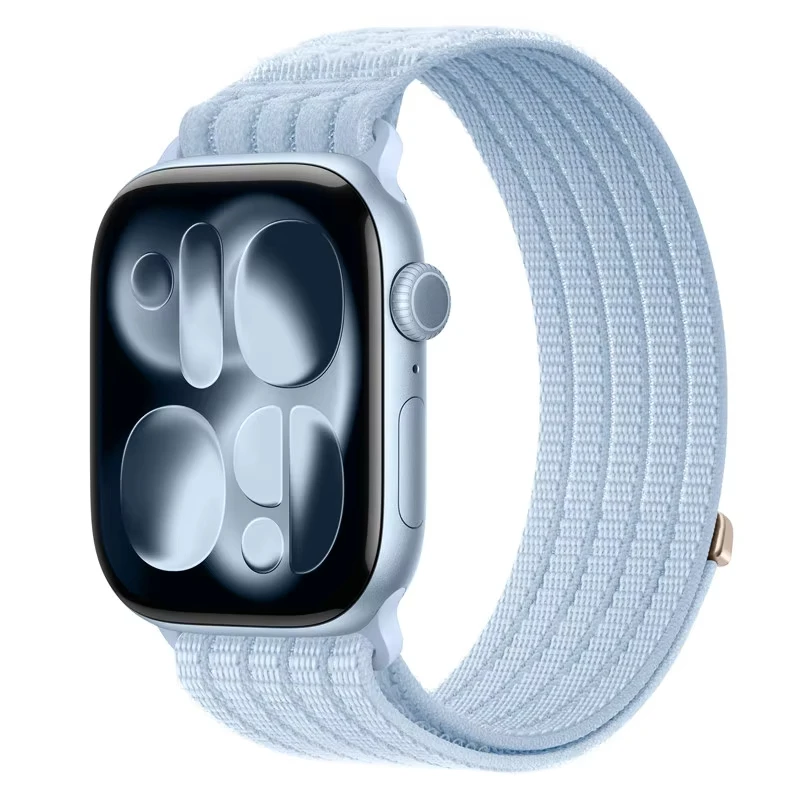 Nylon Sport Straps for Apple Watch Bands 40mm 44mm 46mm 45mm 42mm 49mm Brecelet iWatch Series SE 11 10 9 8 7 6 Accessories