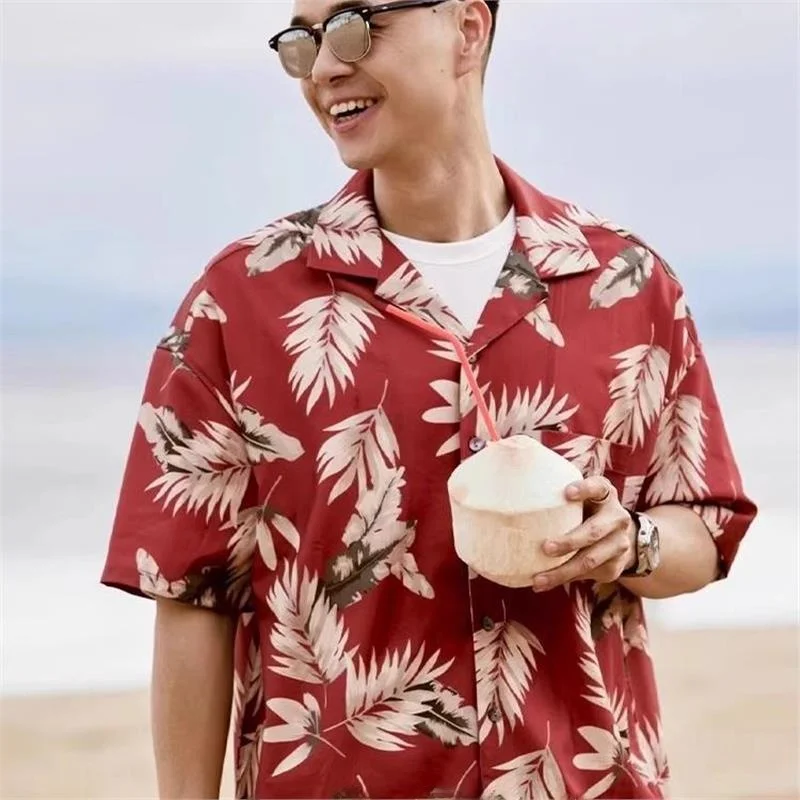 

Extra Large 300 Pou Retro Faionable Men's irt Casual Loose Sle ort Sve Commute Wind Summer irt for Youth