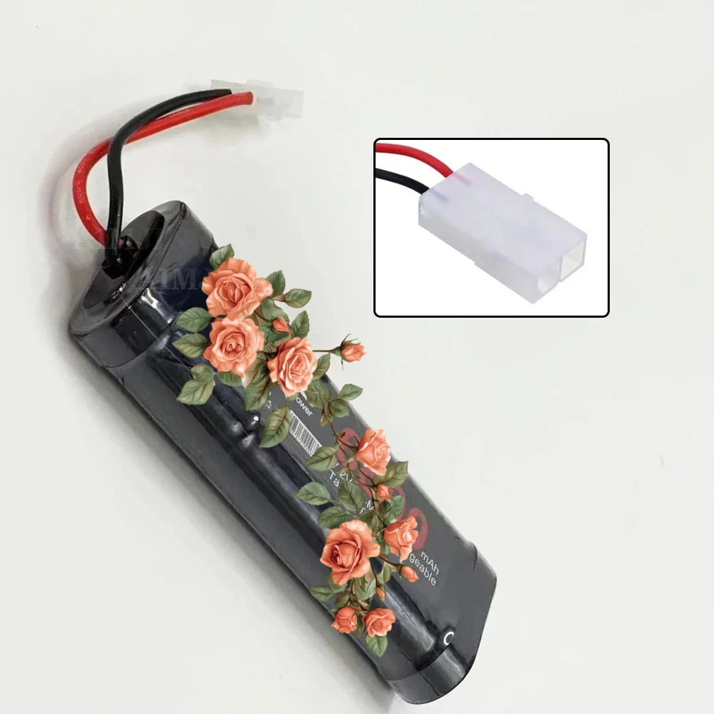 

7.2V 6800mAh High Capacity Ni-MH Rechargeable Battery with Tamiya Plug for RC Car Truck Boat Tank - RC Vehicle Battery