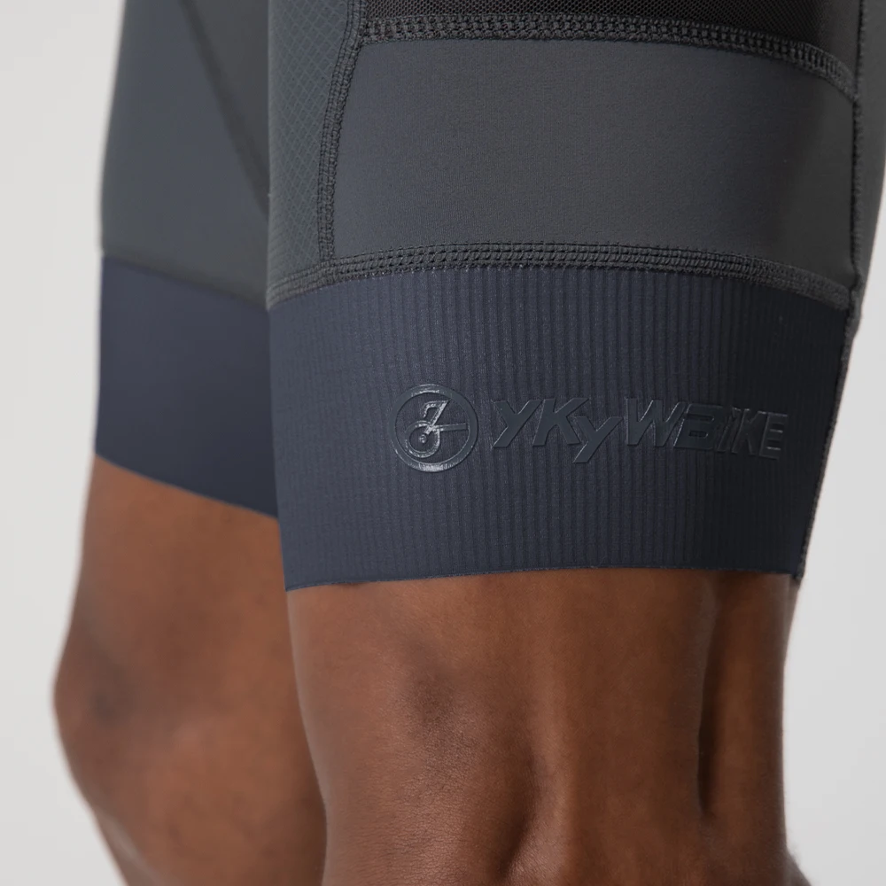 YKYWBIKE pantaloncini da ciclismo da uomo 2 tasche pantaloncini da bicicletta Summer Road Bike Short MTB 3D pantaloncini antiurto imbottiti abbigliamento da equitazione