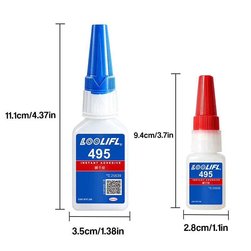 Loolifl - Kaufen Sie 3, Erhalten Sie 2 Gratis - 20ml - Hochfester Schweißkleber, Starker Sofortkleber, Universeller Starker Sofortkleber, Geeignet für Harz, Keramik, Metall, Glas, Holz, Leder,