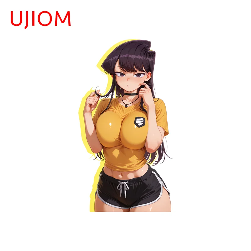 UJIOM Komi Sexy Bikini Waifu Wall Sticker Big Boobs Artistic Elegant Eye Catching Decal Suitable For Pretty Adhesive Wallpaper