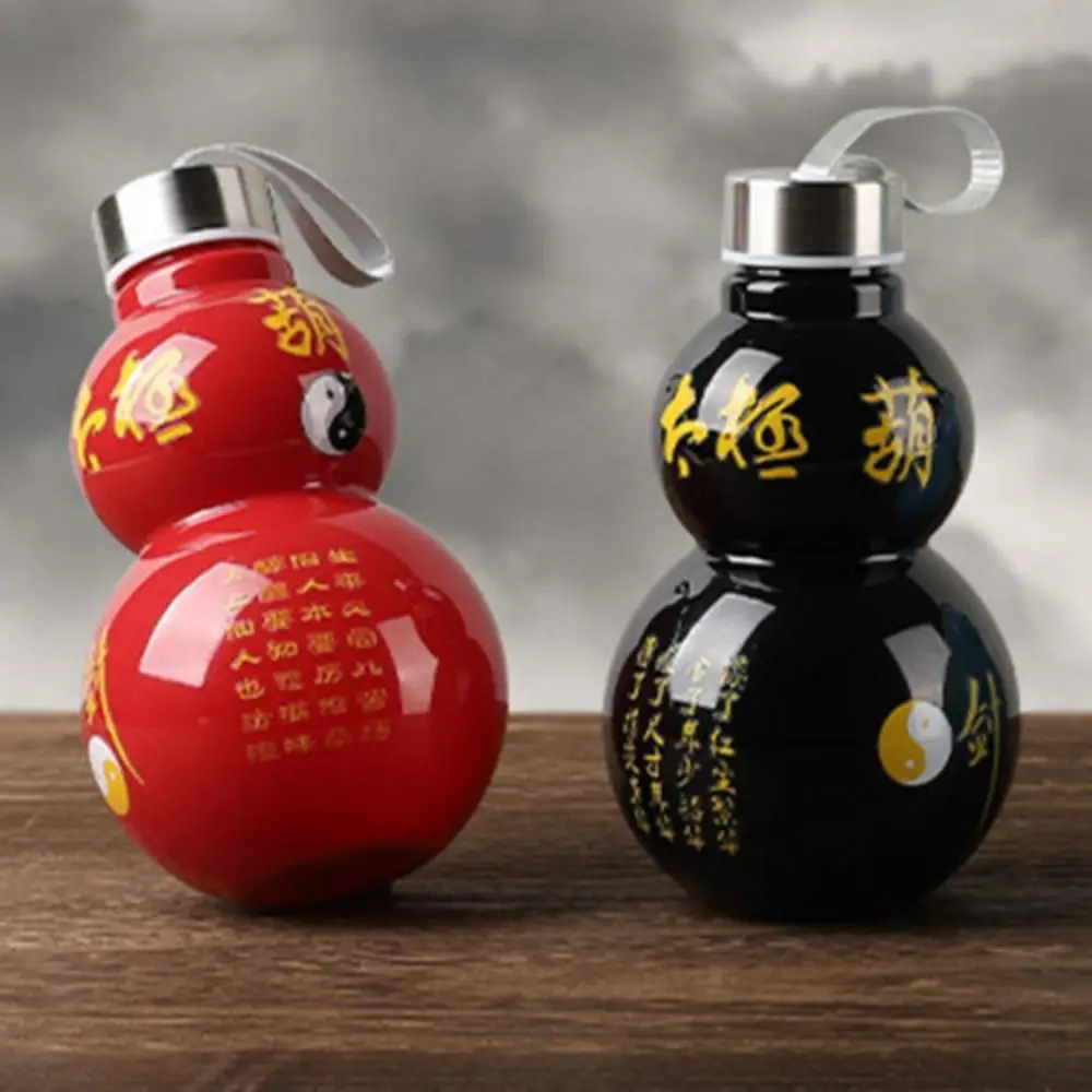 Gourd Shaped Gourd Sports Bottle Chinese Style Hot Stamping Vintage Water Kettle Traditional Large Capacity Gourd Drink Bottle