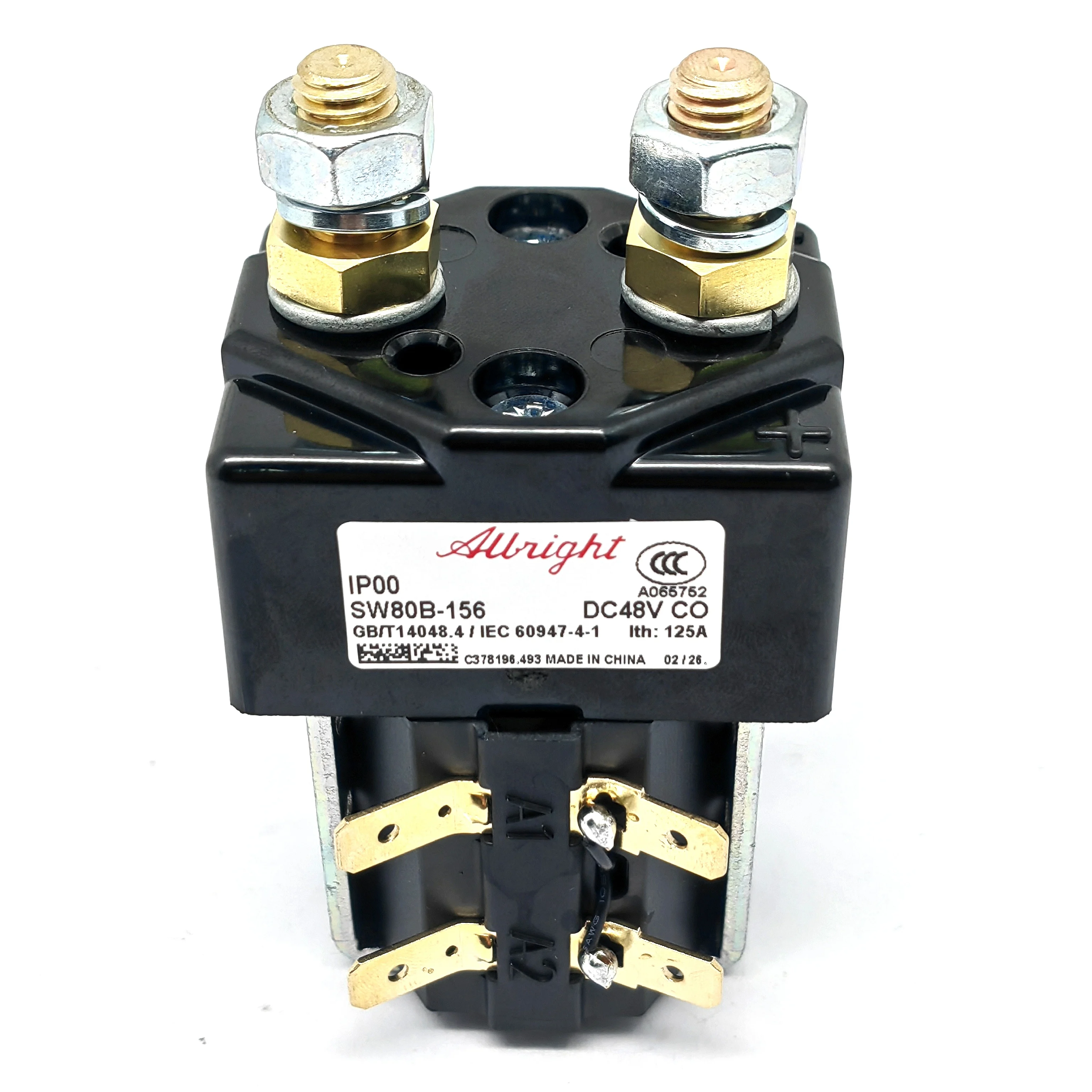 

Высококачественный сменный главный контактор для контроллеров Curtis для погрузчиков - совместим с Curtis 48V SW80B-156