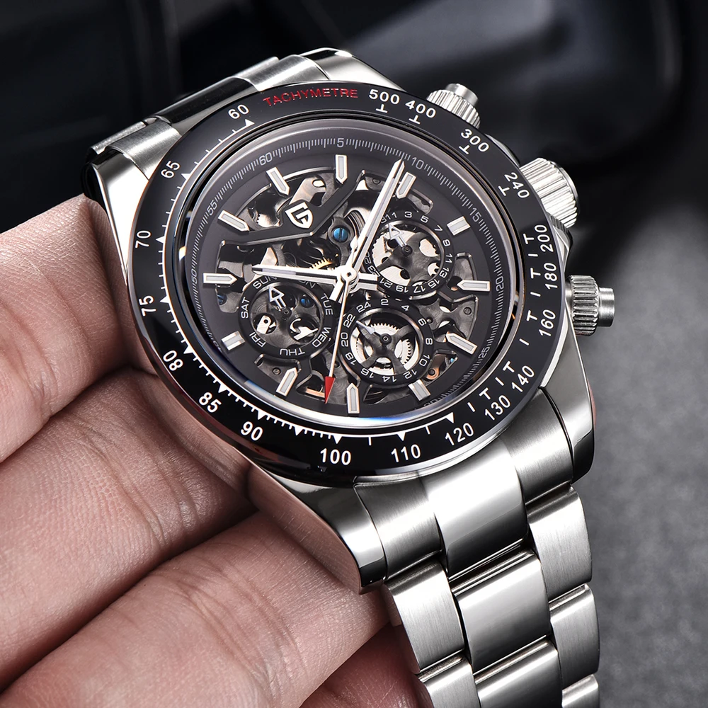 PAGANI DESIGN 40MM Mens Mechanical Watches Top Brand Luxury Automatic Watch For Men Sapphire Waterproof Gift Reloj Hombre 2023