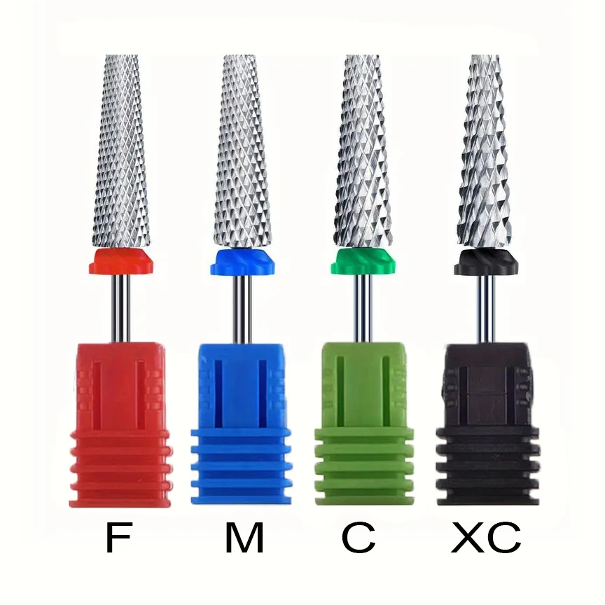 5-in-1 extra langes Nagelbohrer-Set aus Wolframkarbid, Sicherheits-Nagelstudio-Zubehör, effiziente Entfernung von Gel-Nagellack und Acryl N – Detail 1
