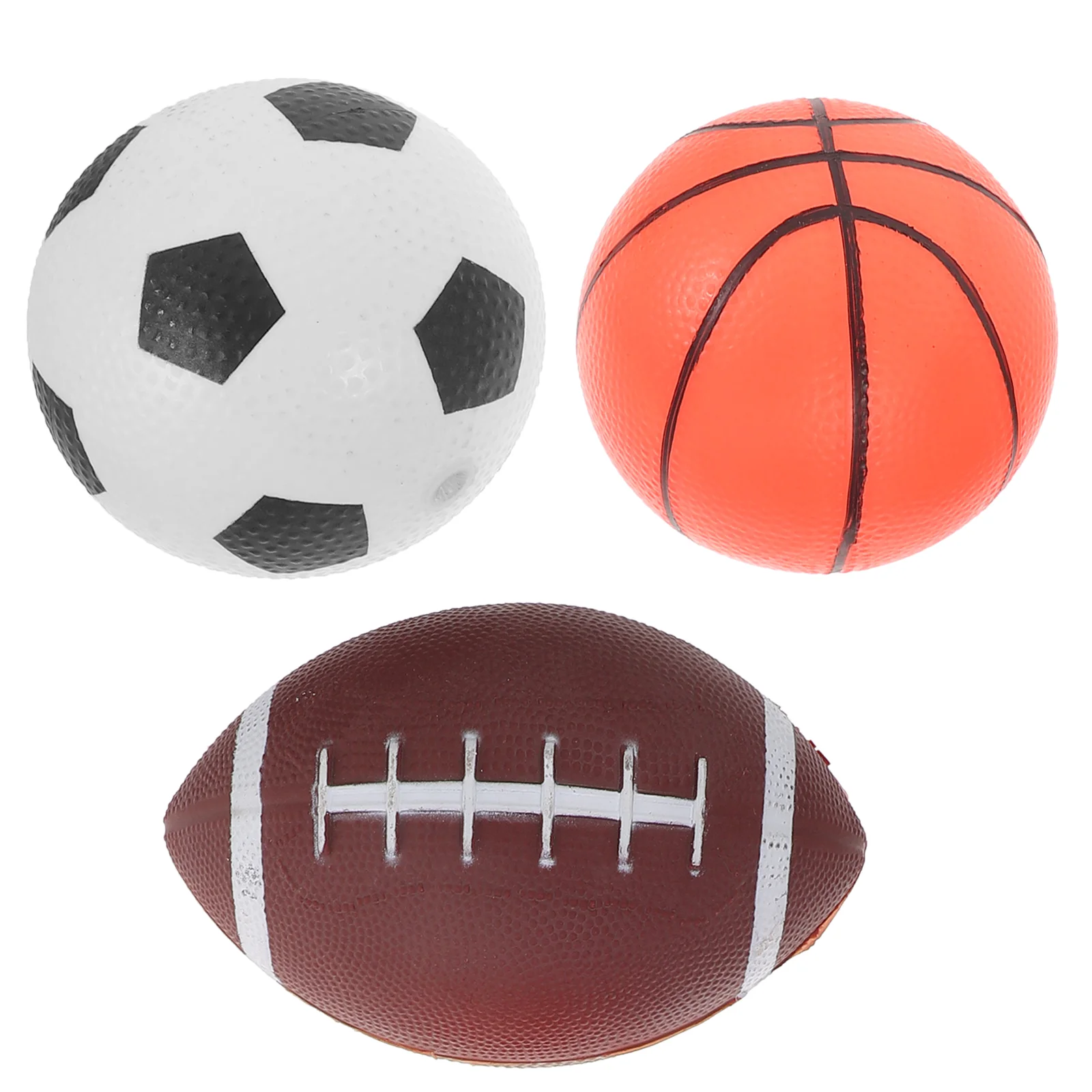 3 uds juguetes para niños traje de pelota ligero que rebota Kit de fútbol para niños pequeños Kickballs deportes bebé