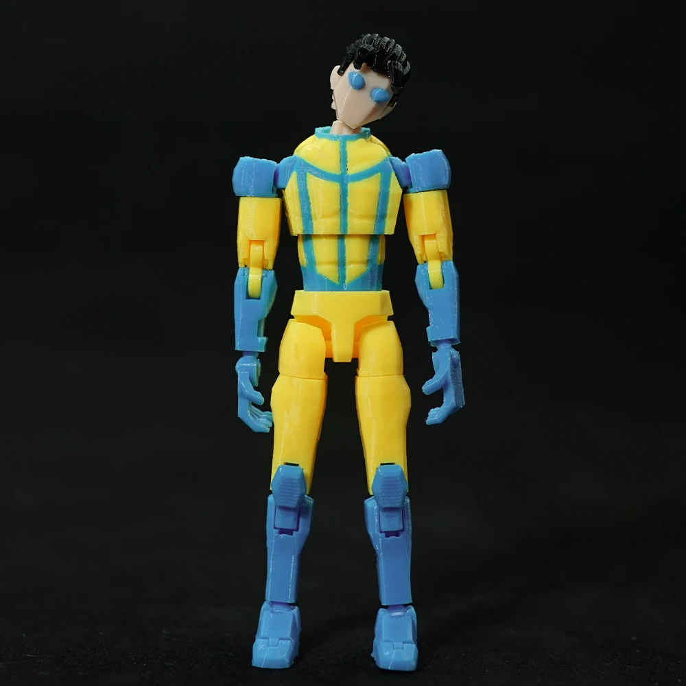 

3D Printed Invincible Sportswear MARK Toys Action Figures Anime Model Lucky Dummy 13 Superheroes Multi-Jointed Ornaments Gifts