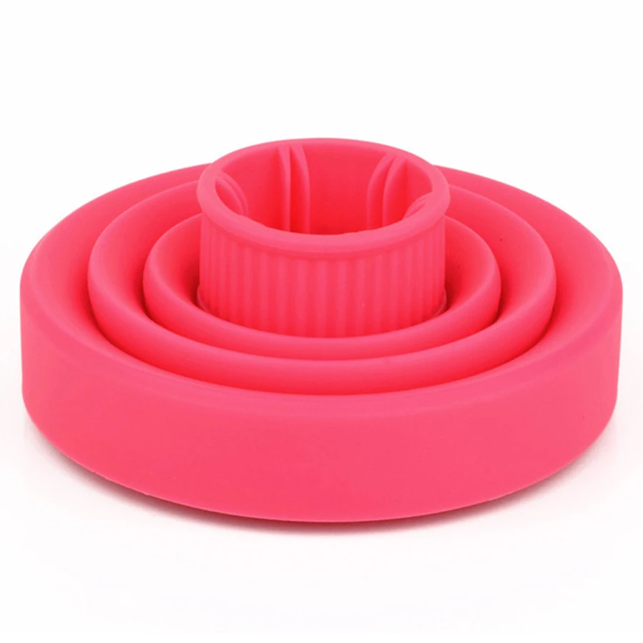 Collapsible Silicone Hair Dryer Diffuser for Curly Hair