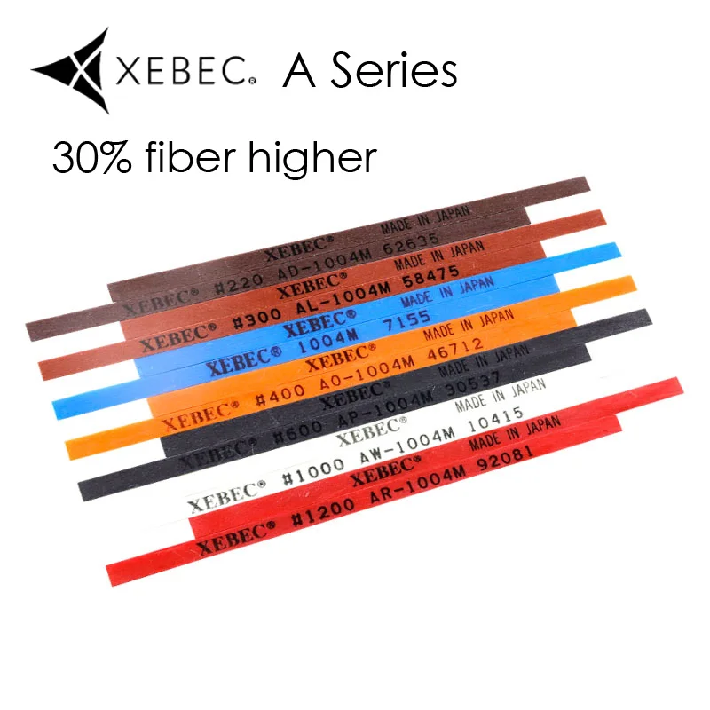 

5PCS Japan XEBEC Premium A-Series Ceramic fiber stone 1004M/1006M/1010M/D3 mold EDM spark finishing stone stick Grit220~1200#