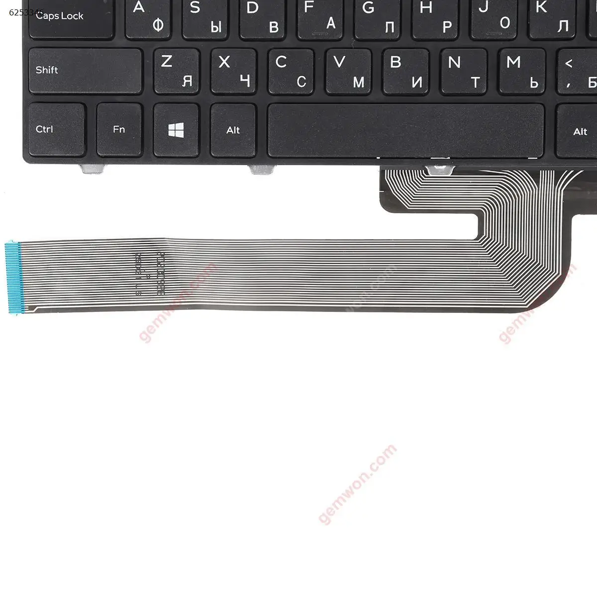 RU Laptop Keyboard for Dell Inspiron 15-5000 Series 5547 5521 5542 Black Frame