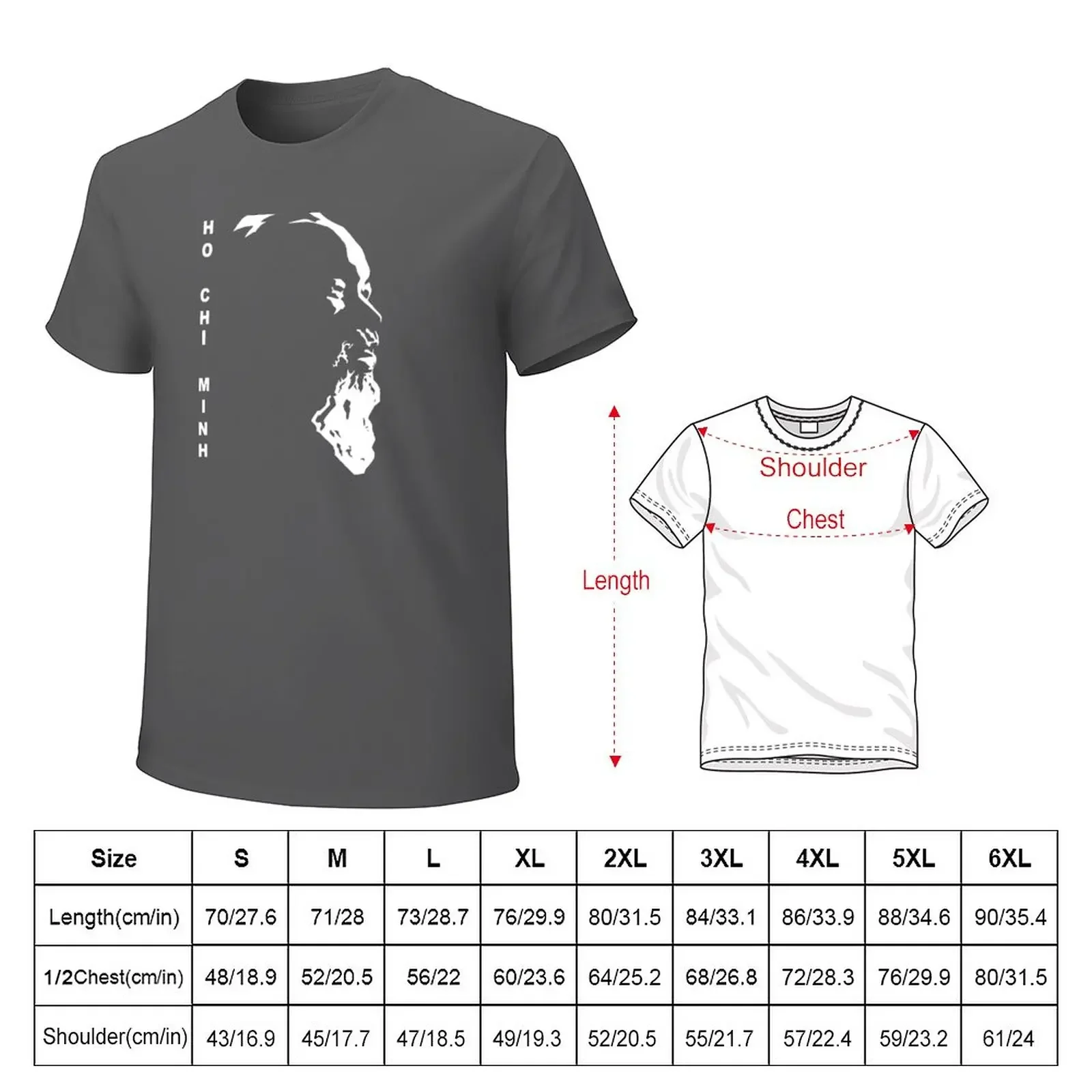 Ho Chi Minh T-Shirt sublime quick-drying designer t shirt men