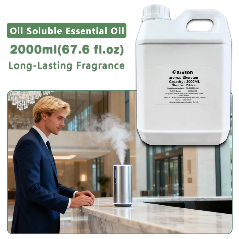 ESAEON Essential Oils - For Waterless Aromatherapy Machines, Hotel Aroma Machine Oil, Sheraton/Ritz-Carlton, 2000ML (67.6 fl.oz)