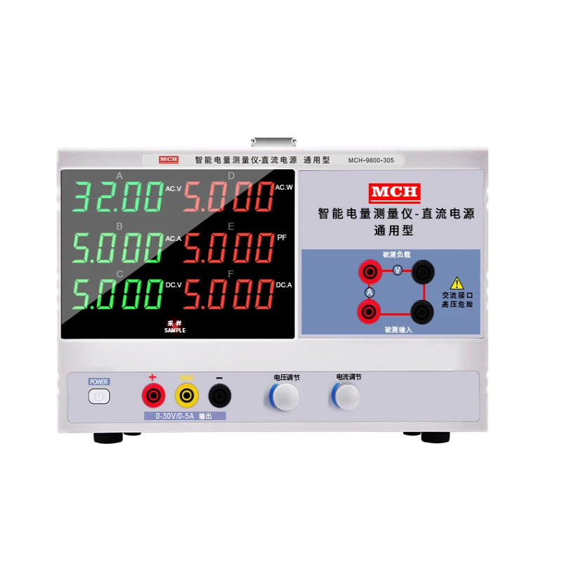 Meichuang 9800 LED Power Tester Instrumento Teste Eletricidade Inteligente Medidor De Energia Digital