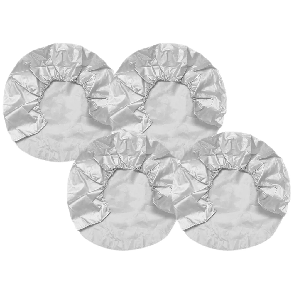 

4 pcs Rv Covers Universal Wheel Tire Protectors For Truck Trailer Dust Rain Sun Protection Oxford Cloth Tire Covers For Cars