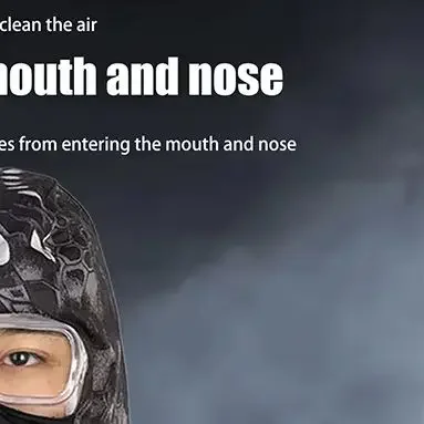 Capacete de segurança de soldagem extenso com tampa contra poeira; Capacete protetor externo resistente ao vento com capa para pescoço