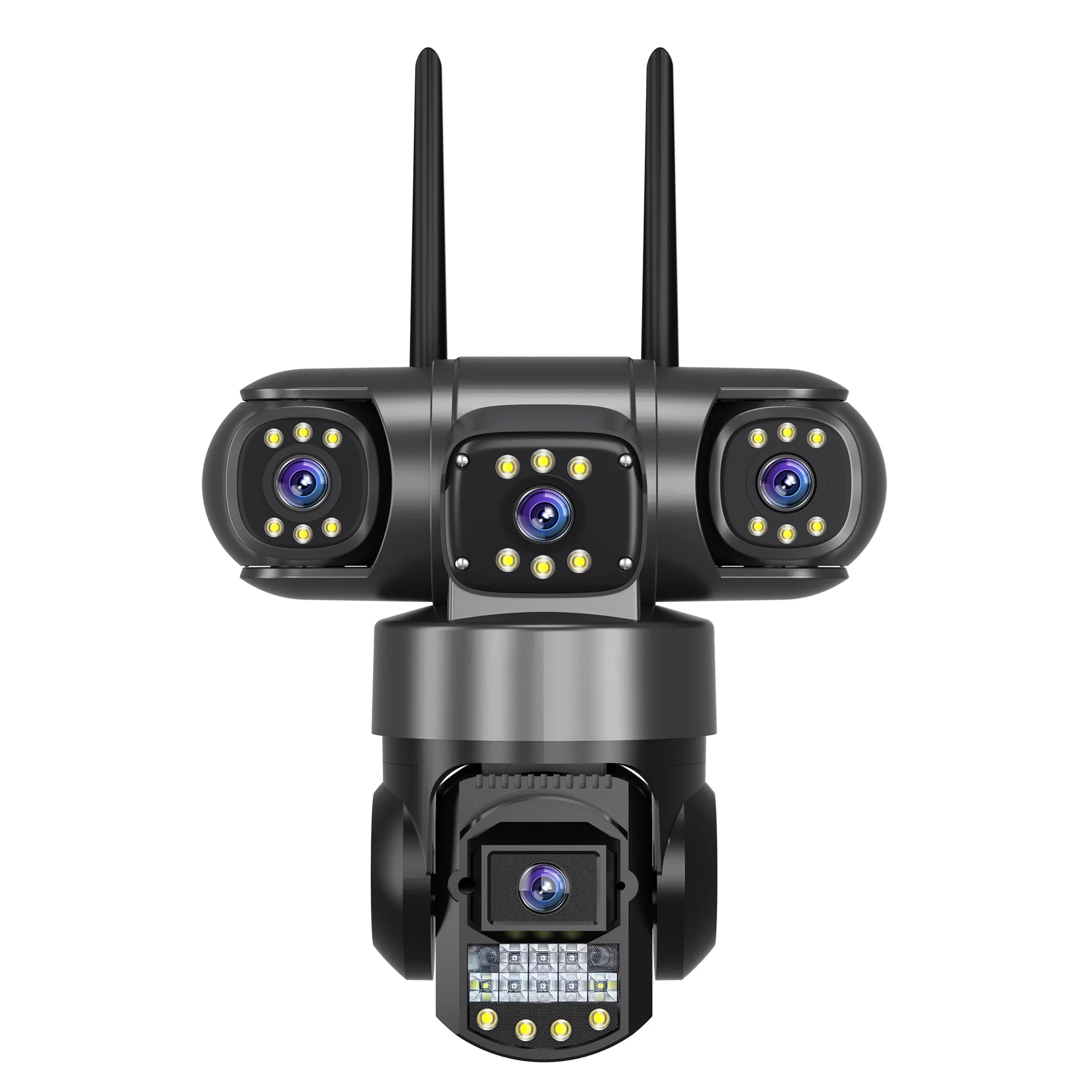Kamera IP WiFi 12MP 6K z potrójnym obiektywem, zewnętrzna kamera CCTV, ochrona bezpieczeństwa, kolorowy tryb nocny, detekcja ruchu, ochrona domu, monitoring, kamery V380 Pro — 2