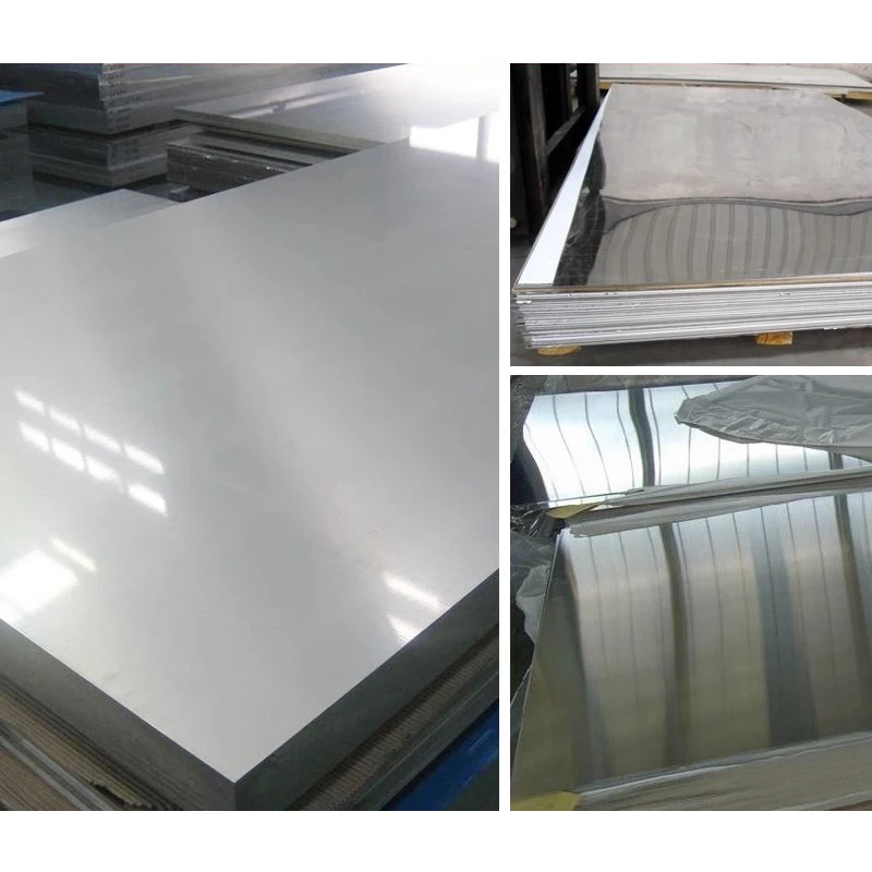 304 Stainless Steel 8K Mirror Steel Plate Thickness:1mm~3mm,100x100mm~300x300mm,Single-sided Mirror Effect Square Plate