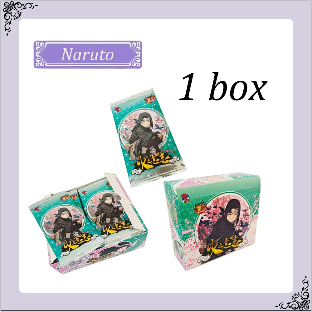 Naruto Will to Fire Complete Series Card Booster Box Full Set Naruto Anime RareCollection CardsToy Gifts