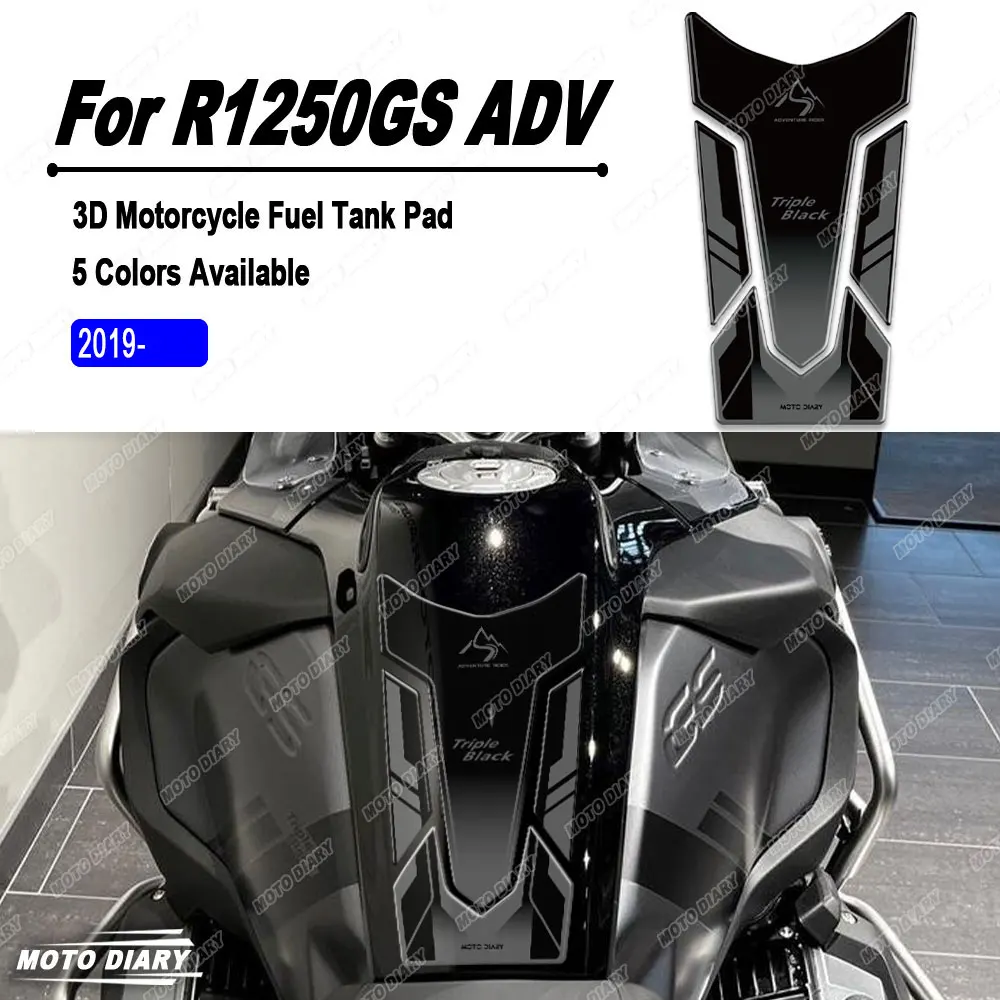 For R1250GS ADV R1250 GS Adventure Triple Black Rallye 40 Years GS HP4 3D Motorcycle Tank Sticker Fuel Tank Protection Decals