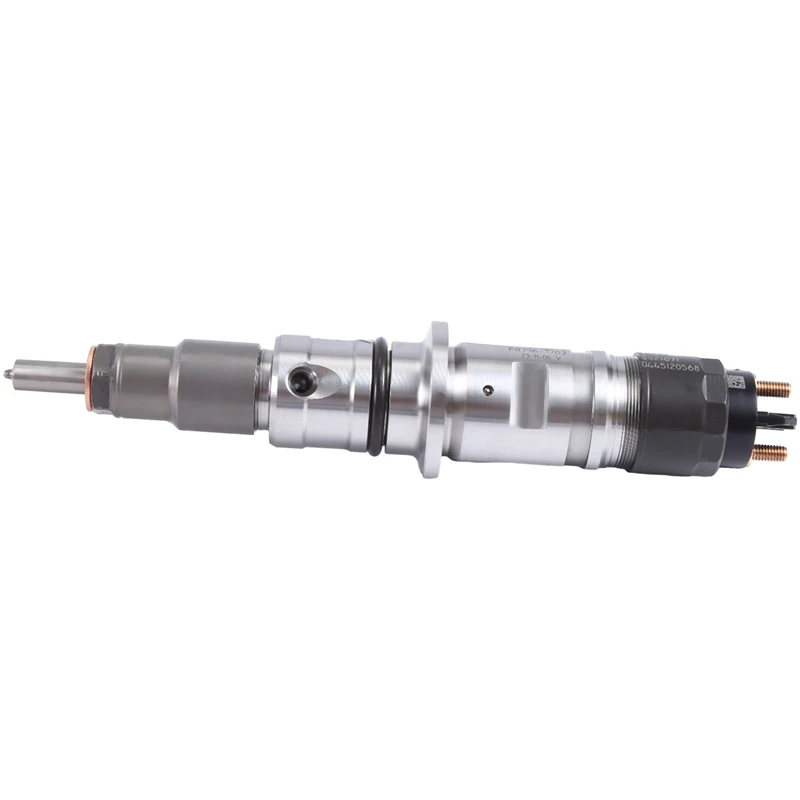 Bocal do injetor de combustível diesel, Metal prateado para Cummins QSB6.7, novo, 0445120568, 1 pc