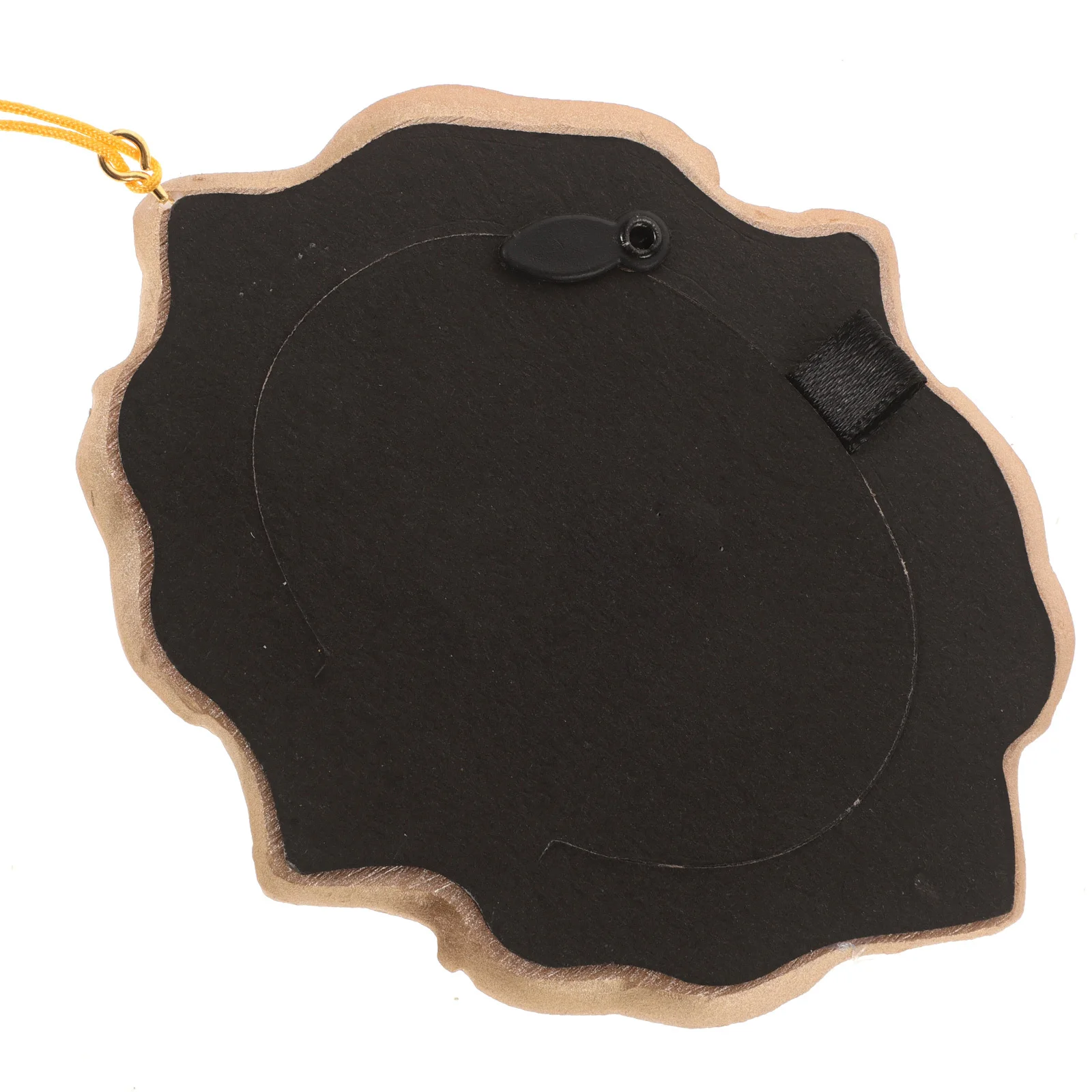 Mini Picture Frame Decor Small Resin Christmas Tree Ornament Vintage Gold Hanging Home Holiday Display Tiny Photo Frame