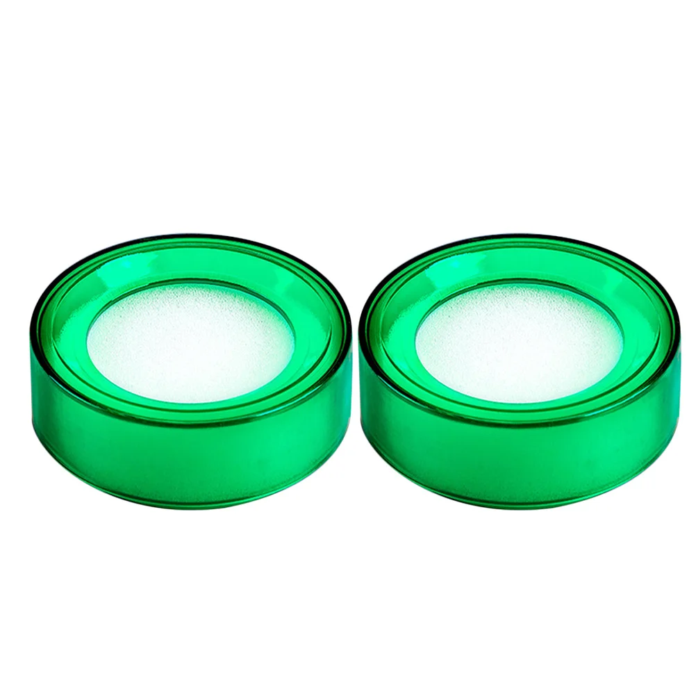 

2pcs Finger Moistener Sponge Cup For Money Counting Paper Handling Desktop Wetting Tool Office Bank Use Financial Aid Stamp
