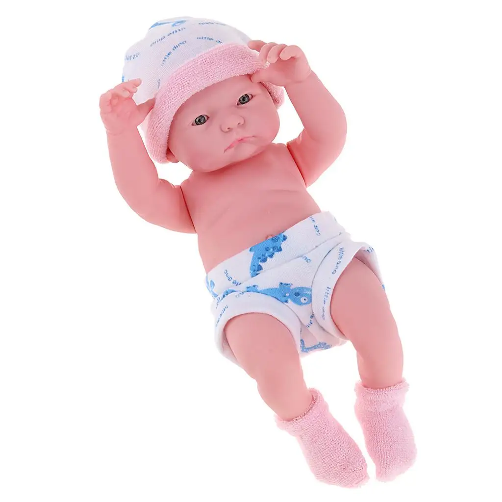 10inch Vinyl Reborn Girl Doll Pregnant Learning Baby Toy Gift