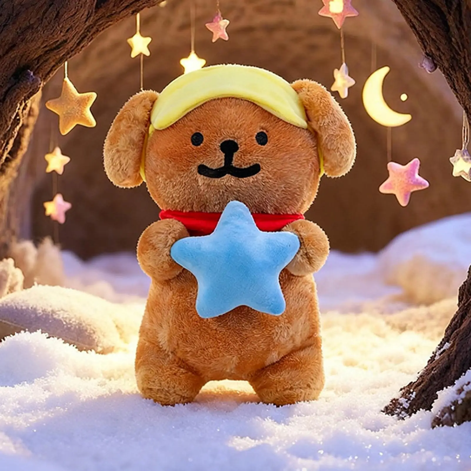 2026 nuovo giocattolo della peluche del pendente della bambola della peluche della stella del cucciolo della linea Good Night 	 Bambola di pezza di cartone animato per regali di Natale di compleanno per bambini