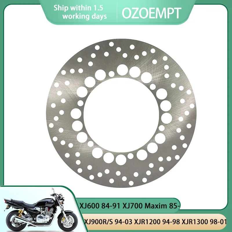 OZOEMPT Motorcycle Rear brake disc/plate Apply to XJ600 84-91 XJ700 Maxim 85- XJ900R/S 94-03 XJR1200 94-98 XJR1300 98-01