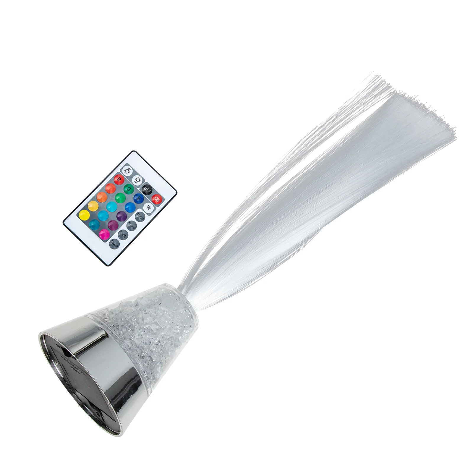 

1Set Remote Control LED Optical Fiber Decorative Lamp Night Light Table Lamp Bedside Desktop Light for Home Home Desk Decor