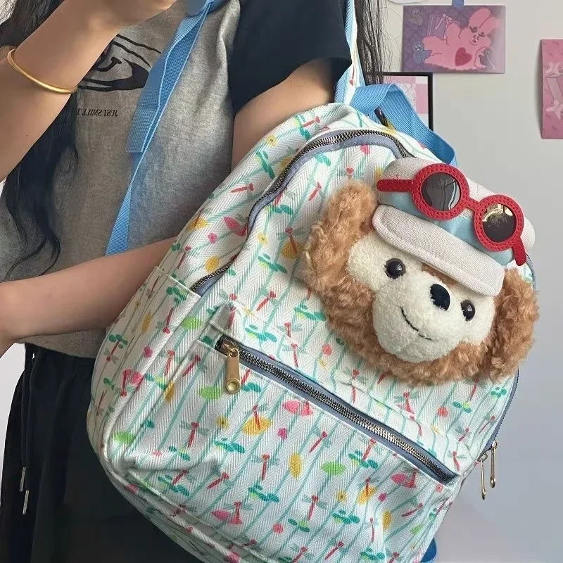 

Disneyland Disney Cartoon Bear Duffy shoulder bag Backpack Lovely Schoolbag Kindergarten Kids gift