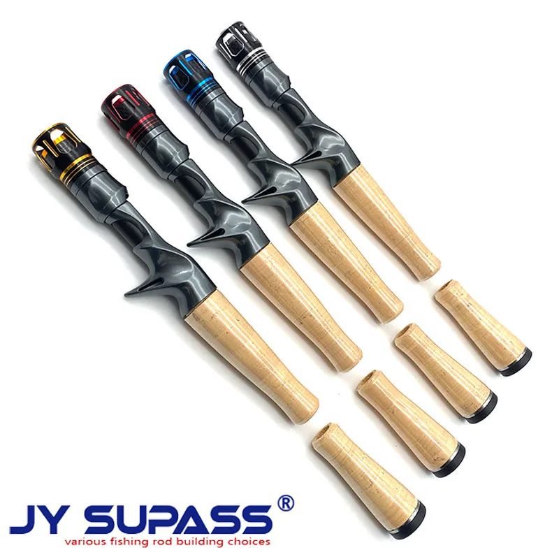 JY SUPASS ACS DIY Fishing Rod Rod Building Components casting reel seat Fishing Rod Cork Handle Fishing Accessories reel seat