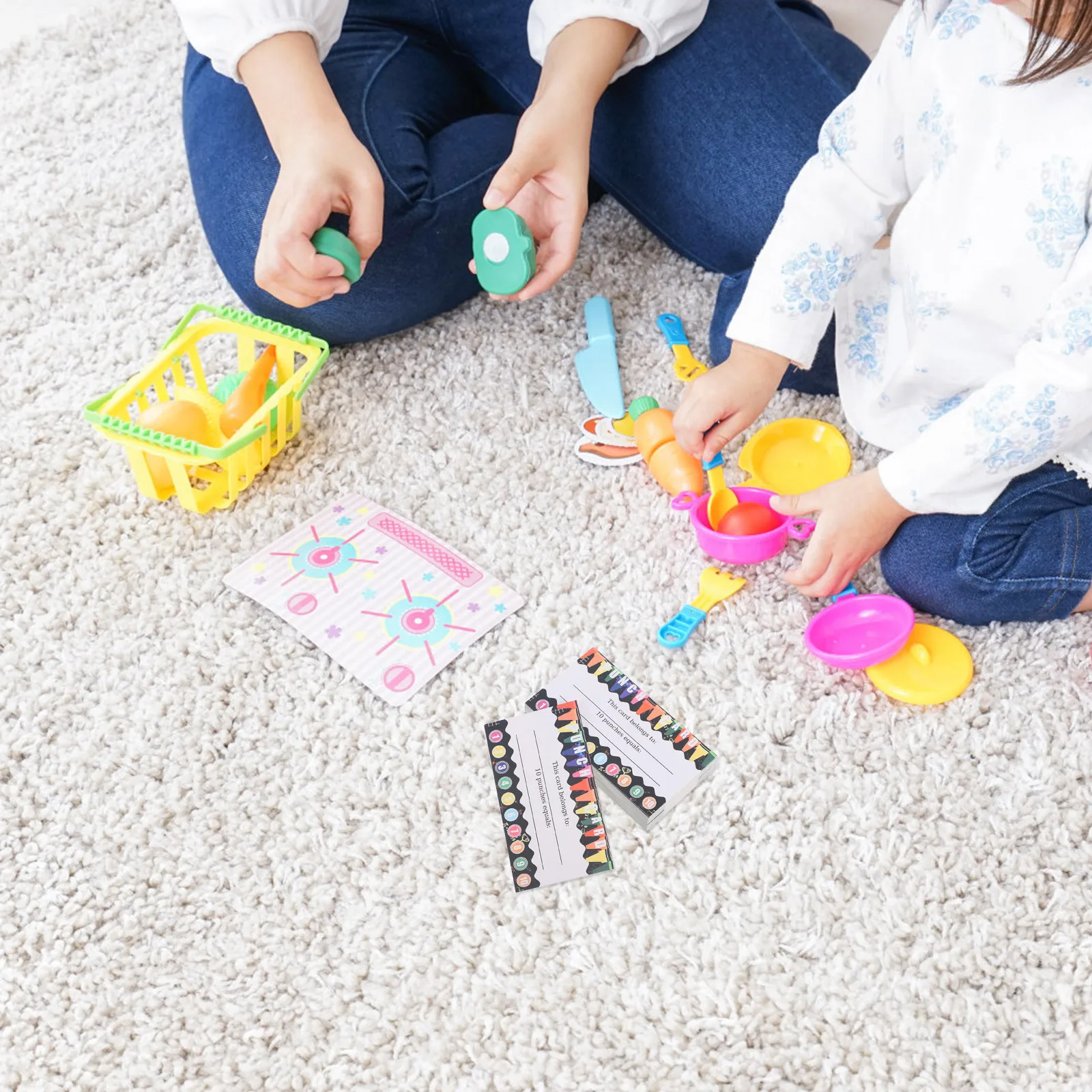 200Pcs Punch Cards Classroom Reward Incentive Student Behavior Management Teacher Loyalty Bulk Rewards Punch Cards for Classroom