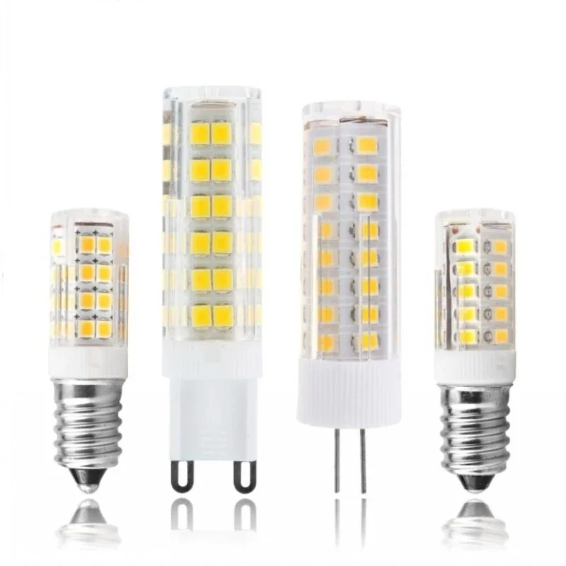 10PCS LED Lamp G9 G4 E14 Led Light LED Bulb 5W 7W 9W 12W 220V 240V COB SMD 2835 LED Dimmable Ceramic Replace halogen lamp