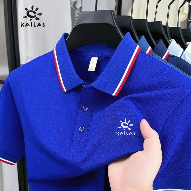 

Summer men's high-quality short sleeved polo shirt new fashionable, casual, breathable and cool top