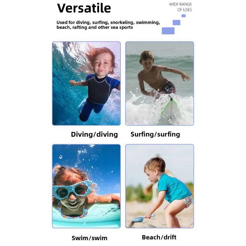 Kaus Kaki Neoprene Anak-anak Sepatu Air Sepatu Bot Pantai Kaus Kaki Pasir Tahan Aus Kaus Kaki Aqua Antiselip Kaus Kaki Pakaian Selam untuk Olahraga Air