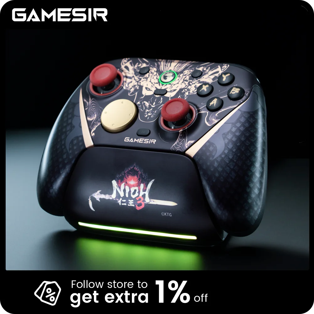 GameSir G7 Pro 8K Nioh 3 에디션 무선 스위치 컨트롤러, Nintendo Switch 2, Android, iOS, PC, Steam용 e스포츠 게임패드