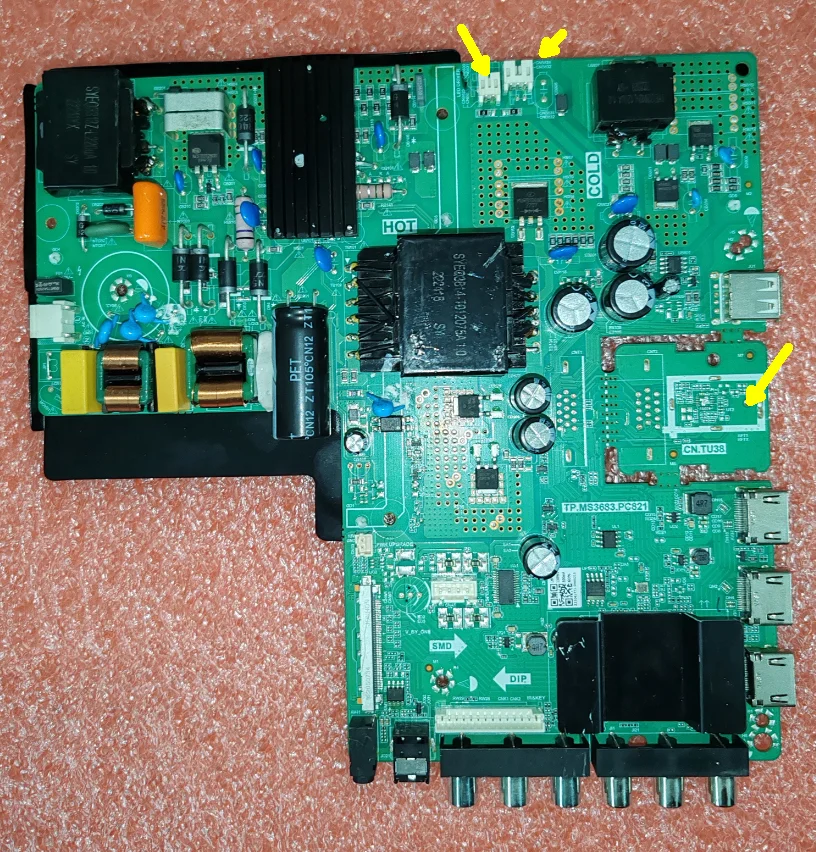 TP.MS3683.PC821   Three in one 4K TV motherboard  Multiple appearances, check photos to place an order