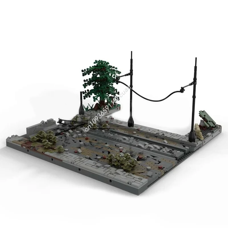 1534 قطعة MOC شارع المدمرة منزل وحدات نموذج اللبنات هدية الكريسماس العمارة اللعب تجميع DIY بها بنفسك التعليم الاطفال #5