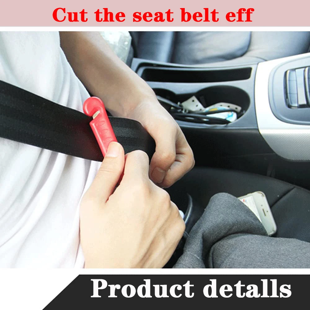 3 In1 Car Broken Window Hammer Emergency Safety Escape Rescue Tool Seat Belt Cutter Lifesaving Auto Glass Breaker