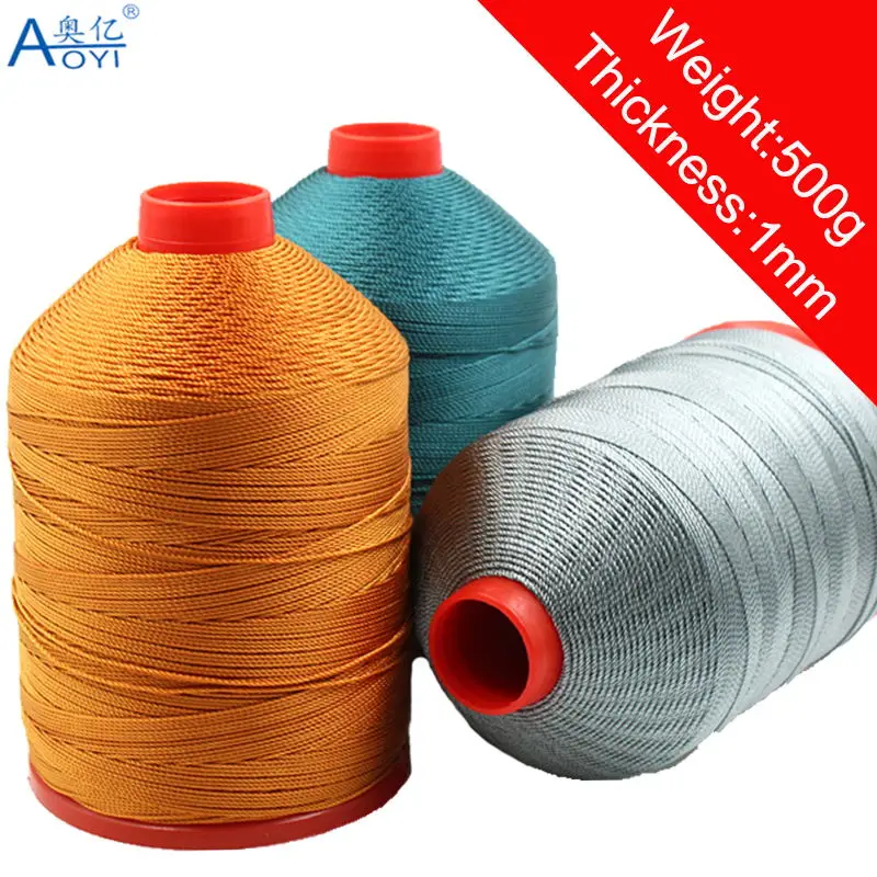 18 strands sewing thread polyester fiber thickening leather threads for upholstery weave hilo nylon supplies Crochet thread