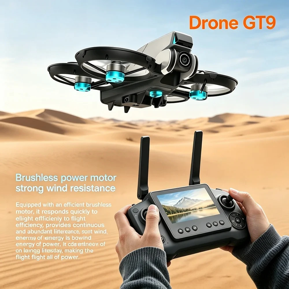 Brand+GT9 GPS 8K Beginners Drone with 4.3