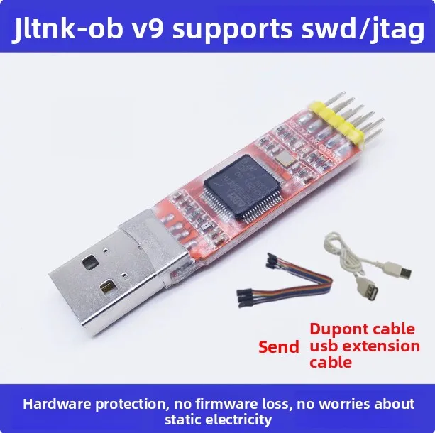 J-LINK v9 jlink OB stm32 SWD mini downloader ARM simulation and debugging